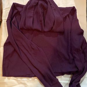 Crop top sweat shirt